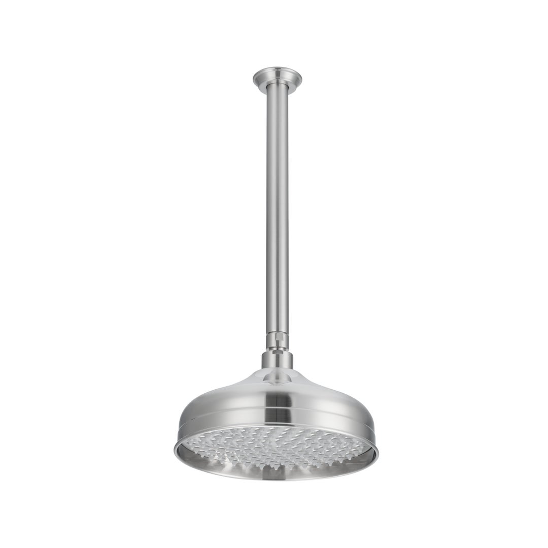 Kingsley Shower Dropper 300mm and Head Set - Brushed Nickel