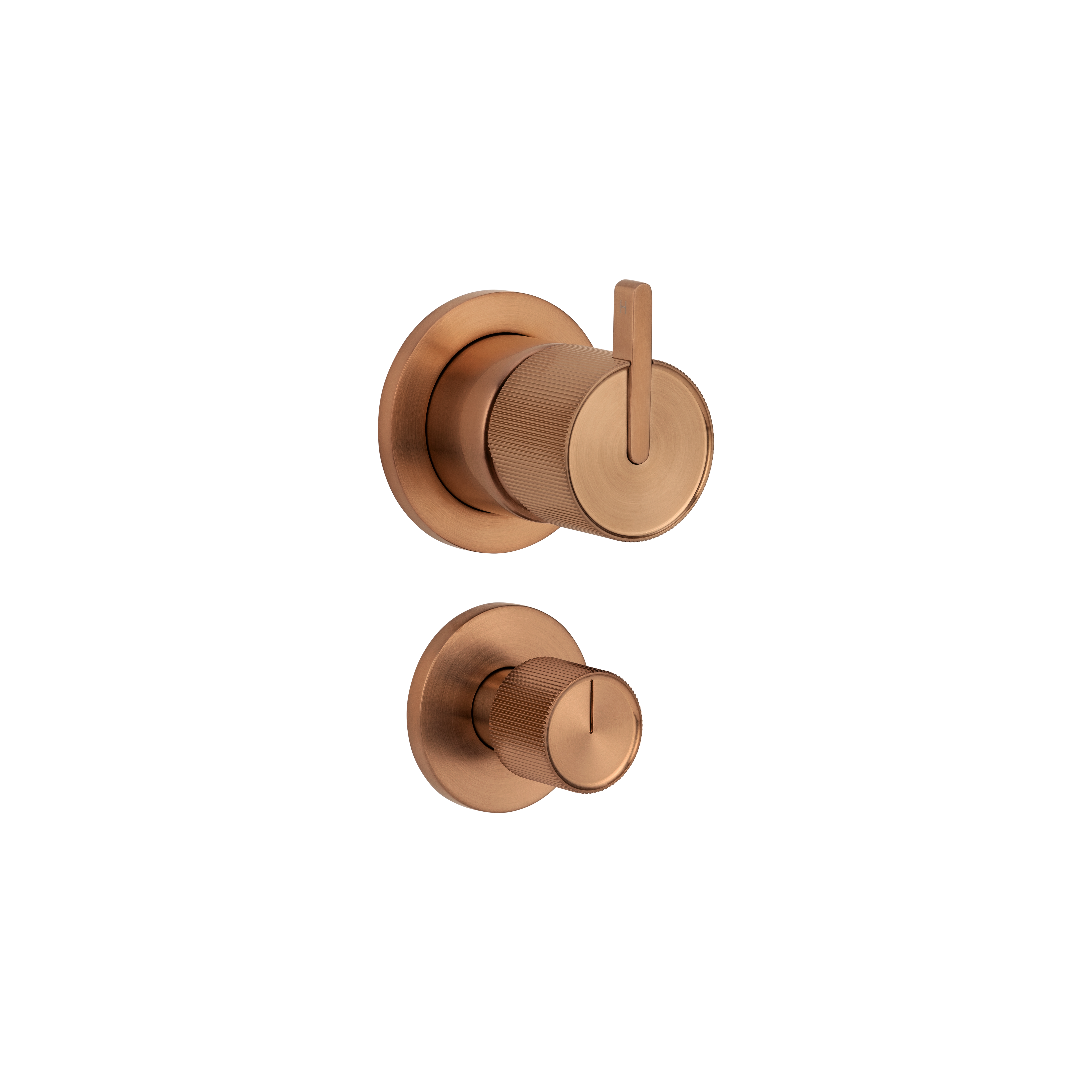 Namika Shower Bottom Diverter - Brushed Copper