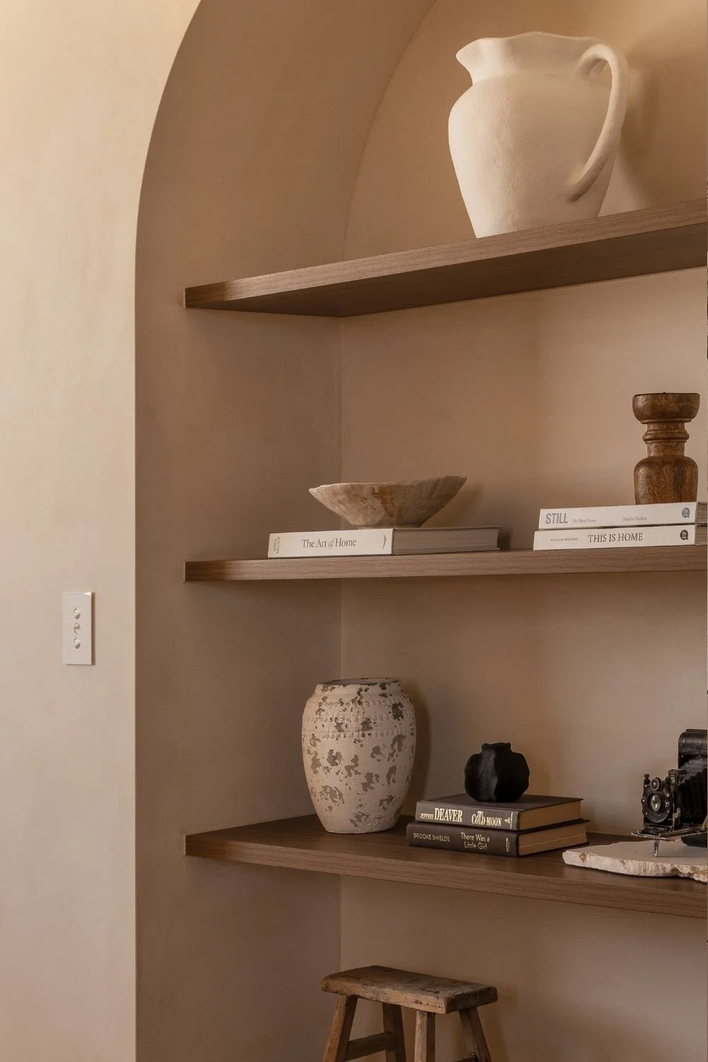 Casa Franc Modern Medeterranian Home Organic Shelving