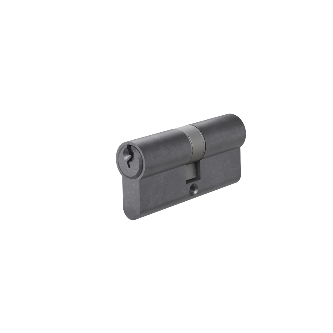 Euro Cylinder Double (Key/Key) 70mm - Antique Slate
