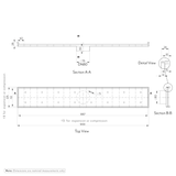PIXI 900mm Shower Channel GALLERY SPEC-01