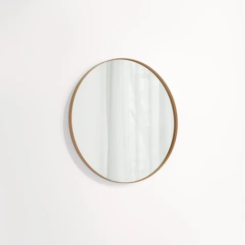 Round Mirror 600mm - Brushed Copper
