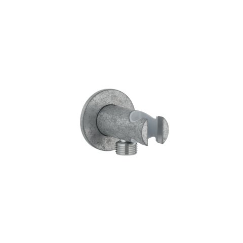 Sola Hand Shower Holder & BP - Antique Steel