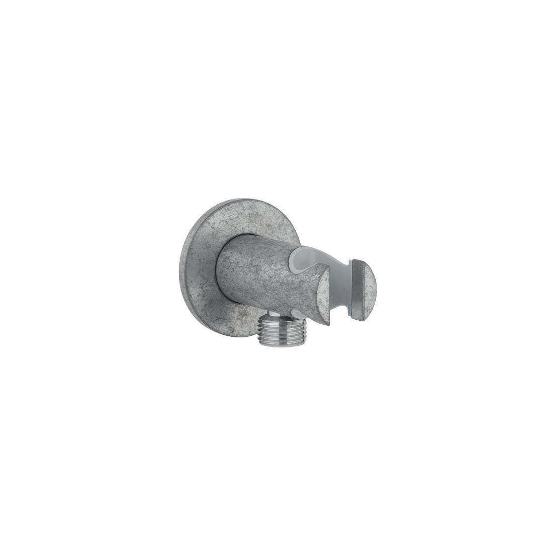 Sola Hand Shower Holder & BP - Antique Steel