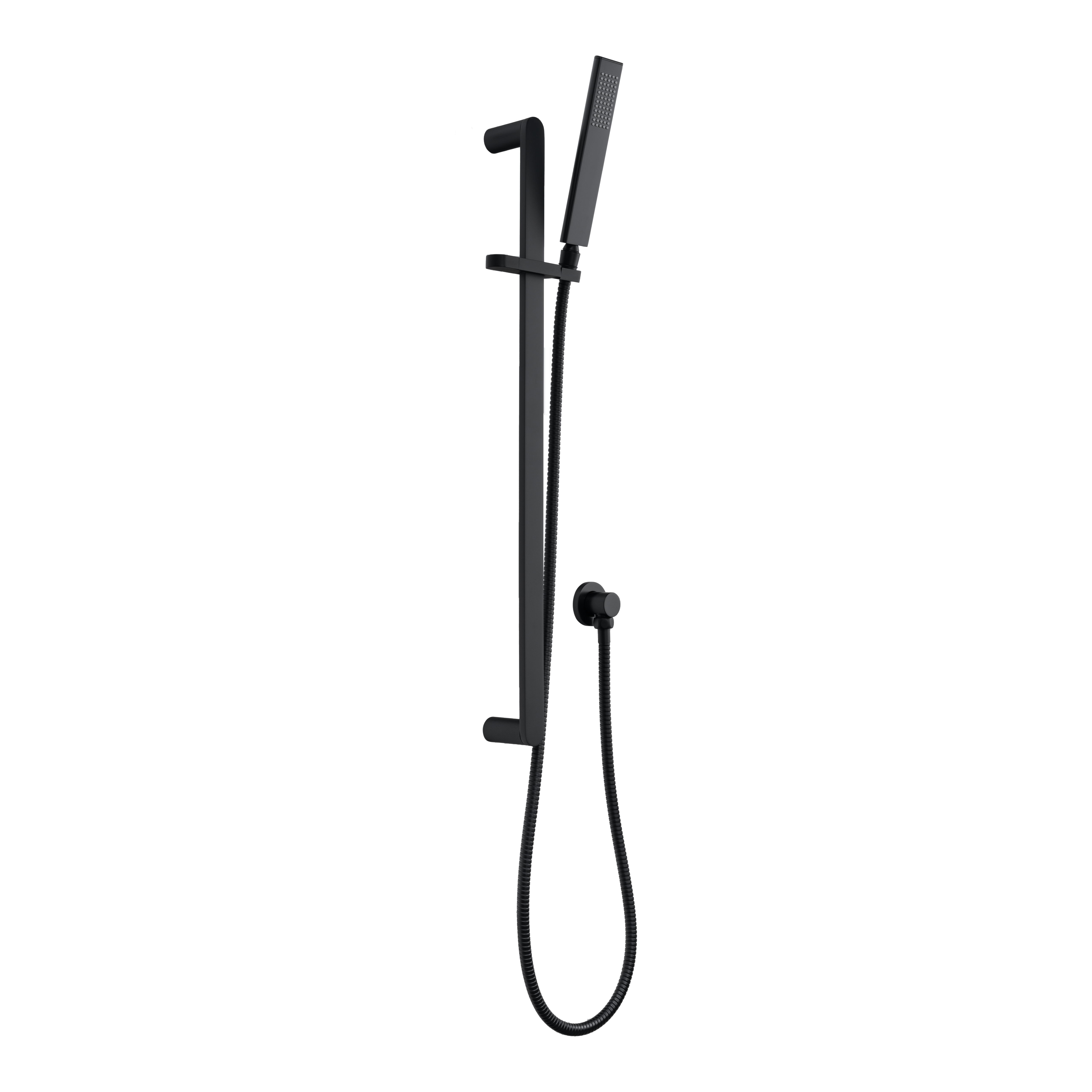18163-Milani-Hand-Shower-Rail-Set Side Matte-Black