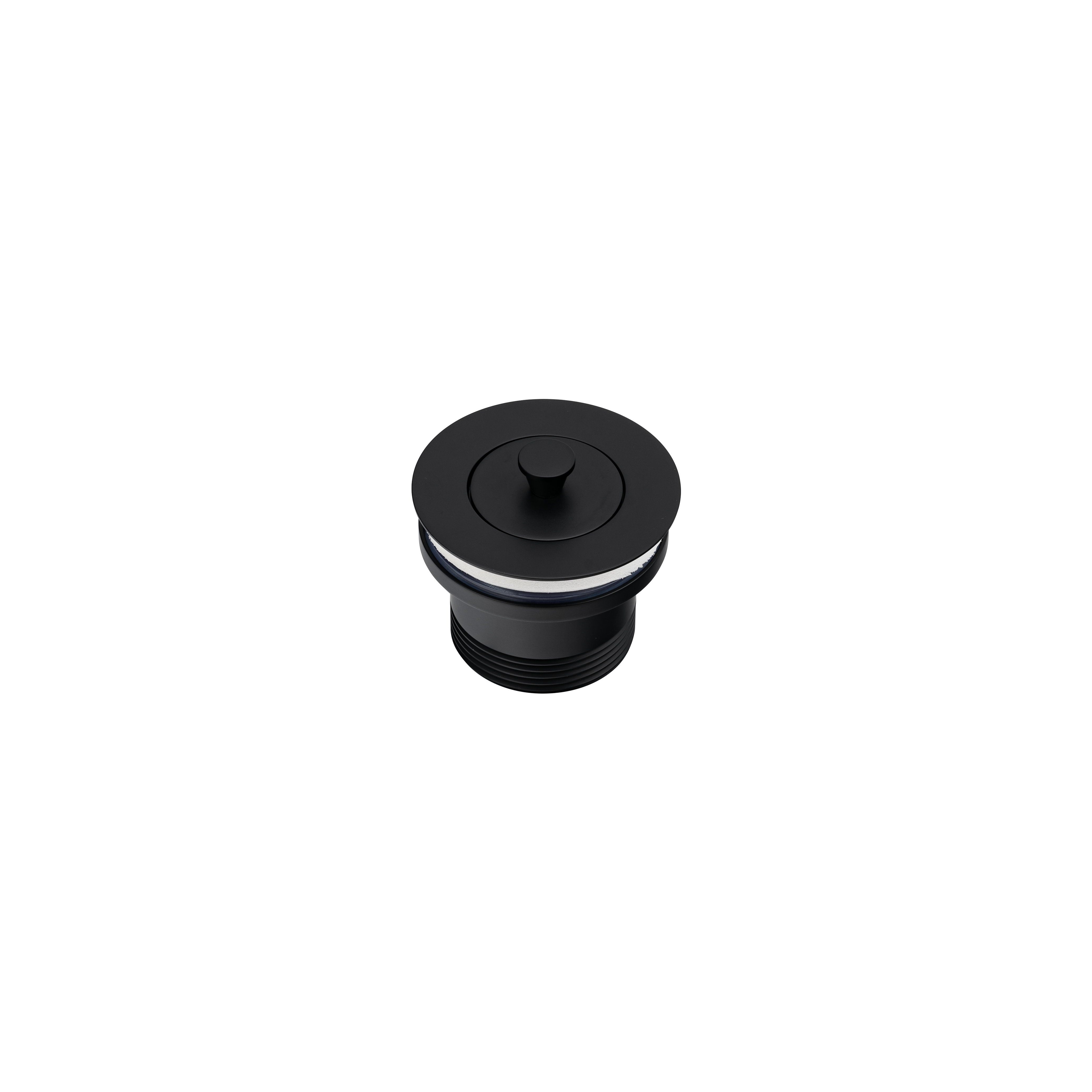 15637 Pull-Out Basin Bath Plug Side Matte Black