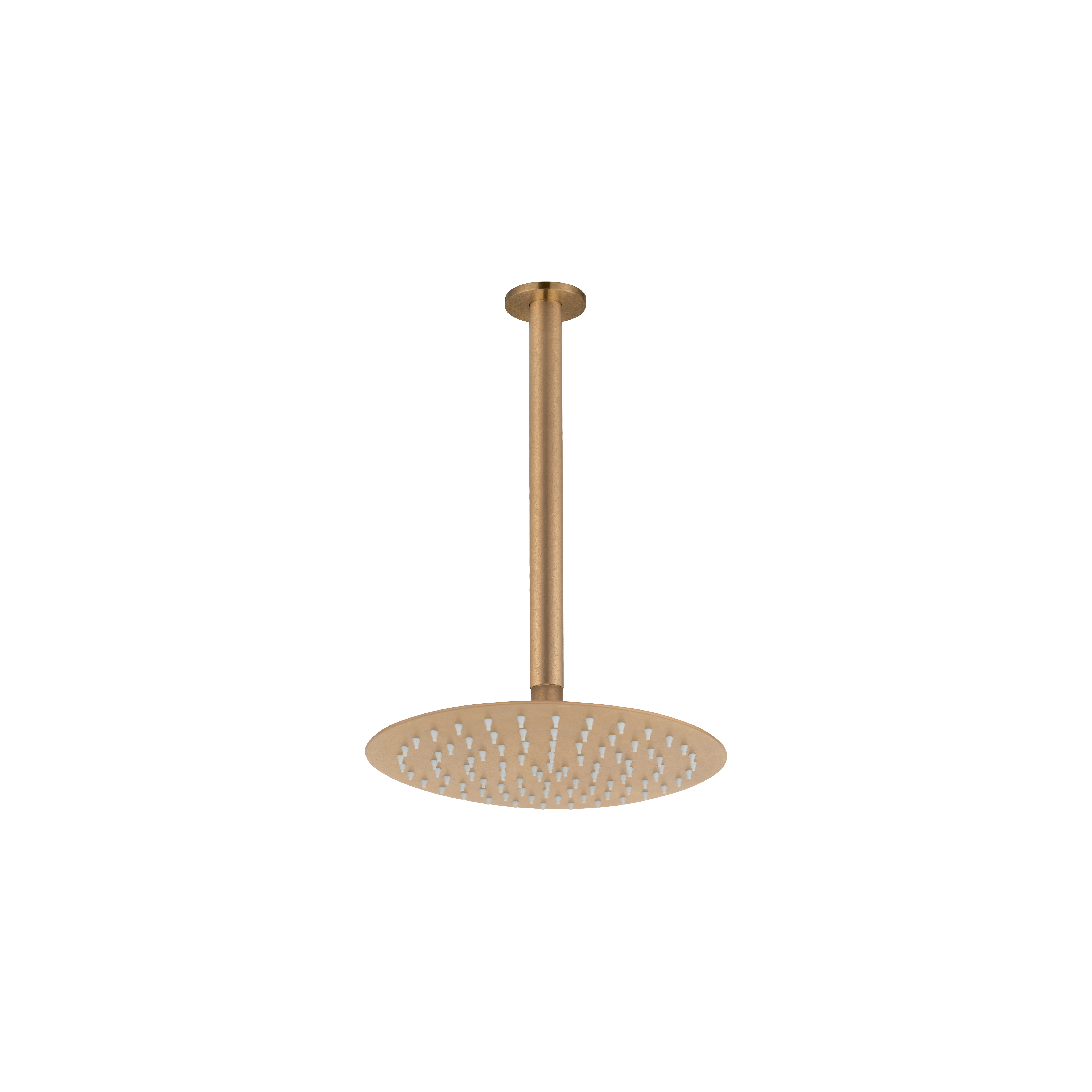 Sola Shower Dropper 300mm & Head Set - Antique Aurum