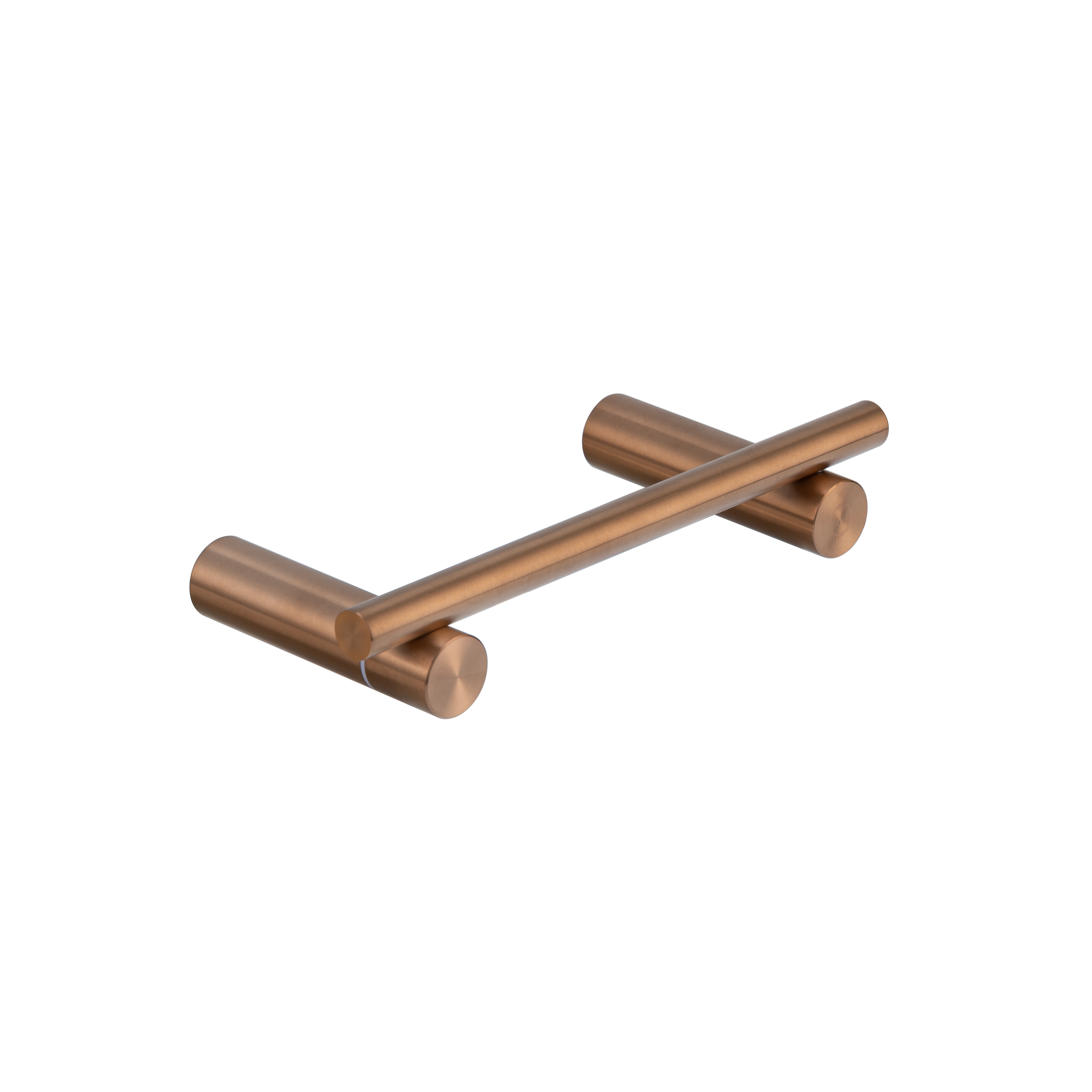 17962---Sola-Toilet-Roll-Holder Side Brushed-Copper