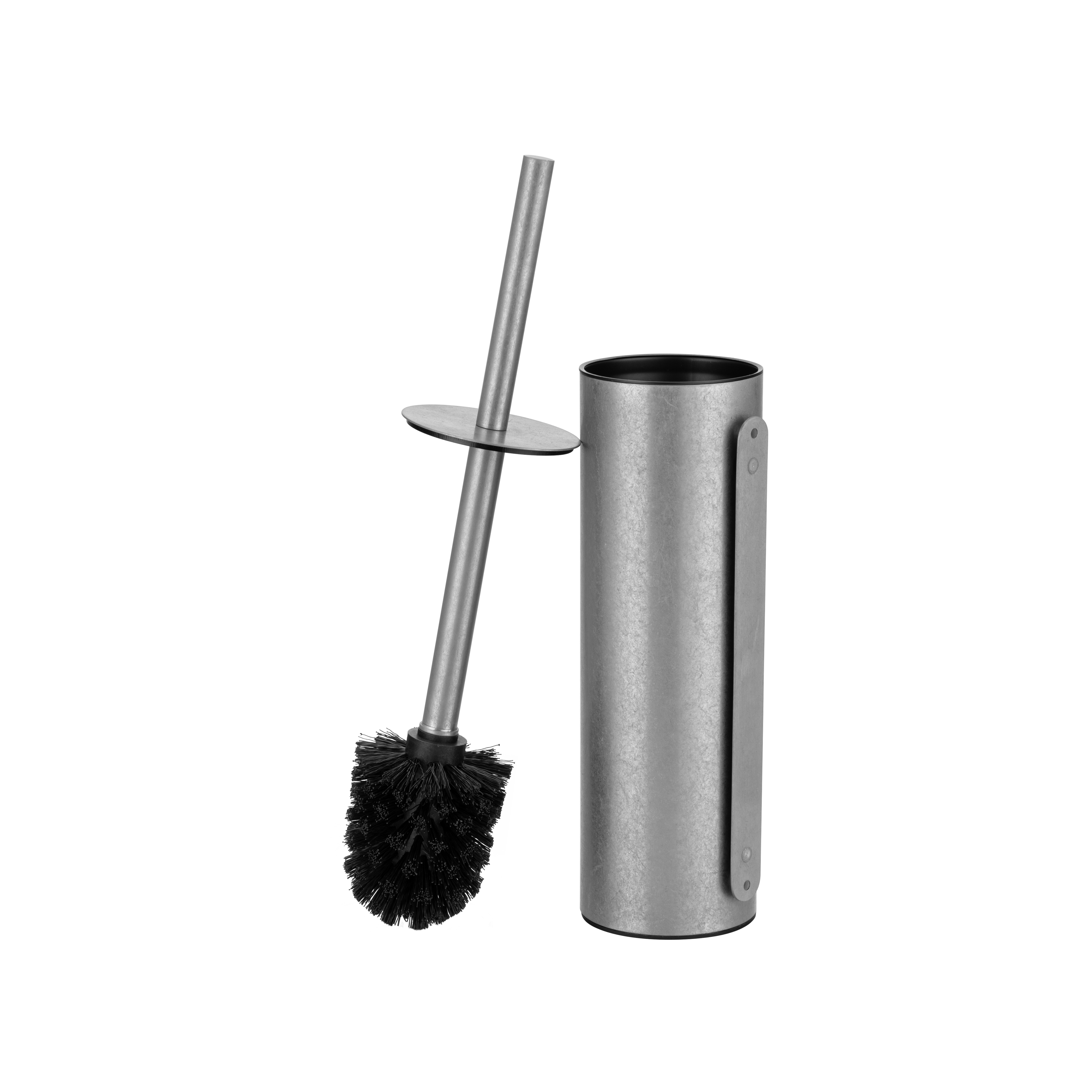 19166%20Toilet%20Brush%20Holder Side Antique%20Steel