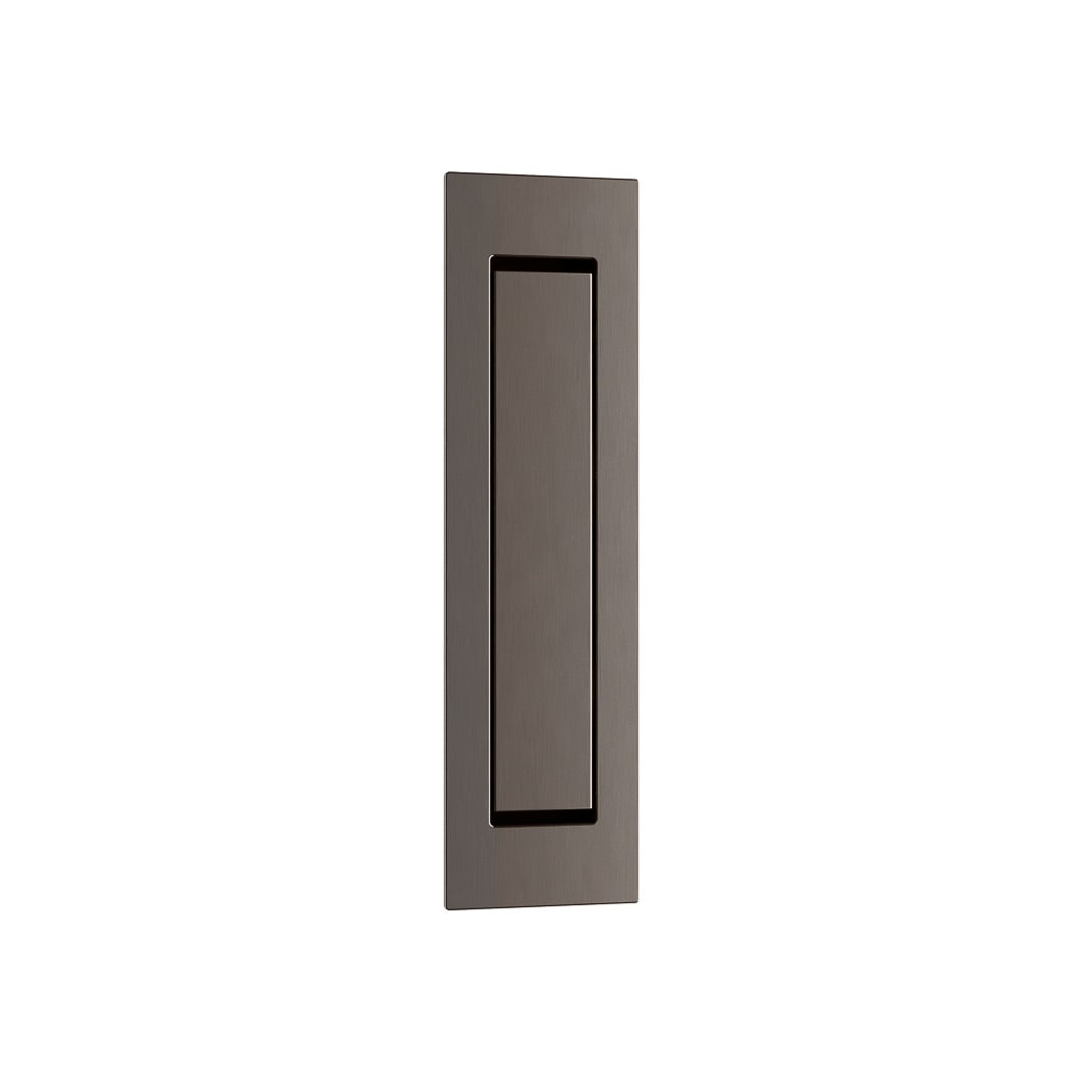 Cavity Slider Edge Pull - Brushed Gunmetal