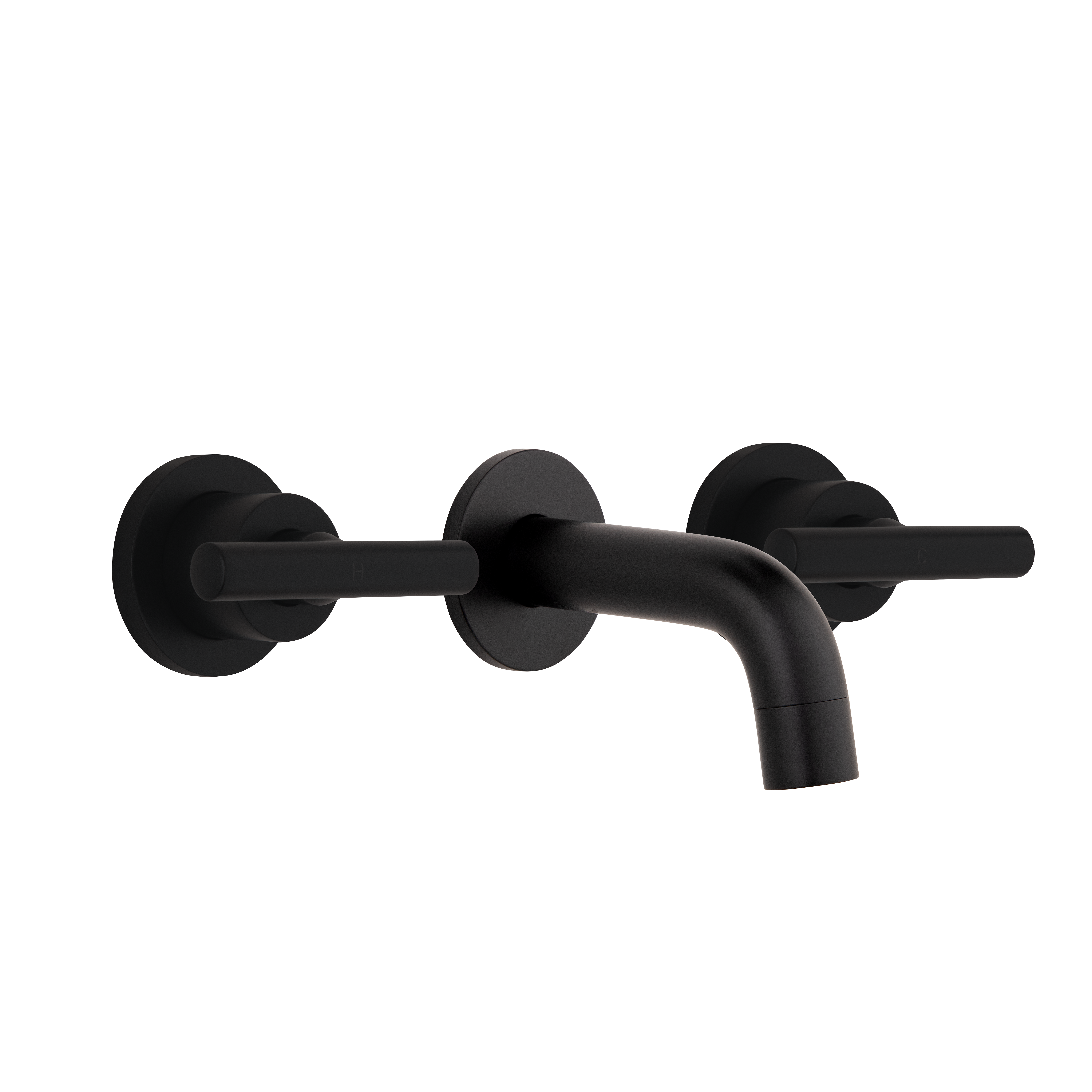 Barre Assembly Taps & Mini Spout Set - Matte Black