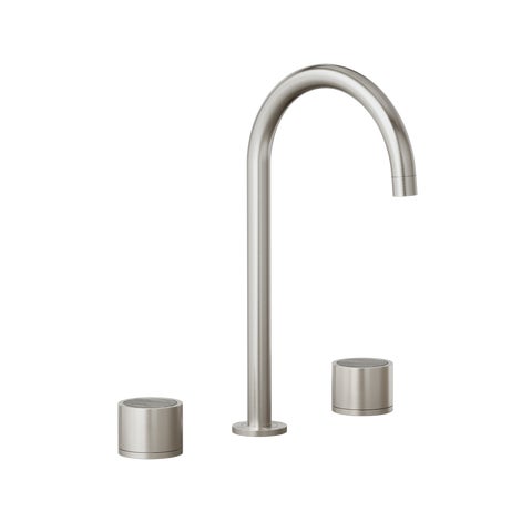 Pixi Tile Insert Assembly Bench-Mounted Set - Brushed Nickel