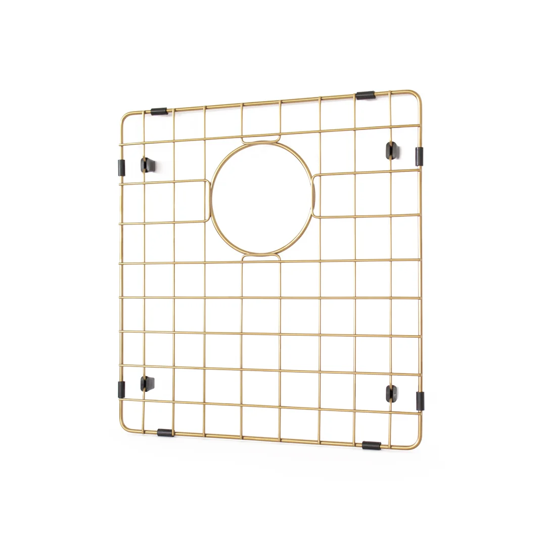 Seba Belfast Sink Protector - Brushed Brass - Feature