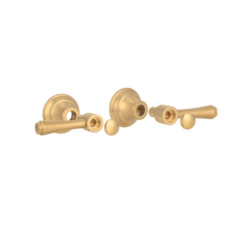 Kingsley Assembly Handle Kit - Tumbled Aged Brass