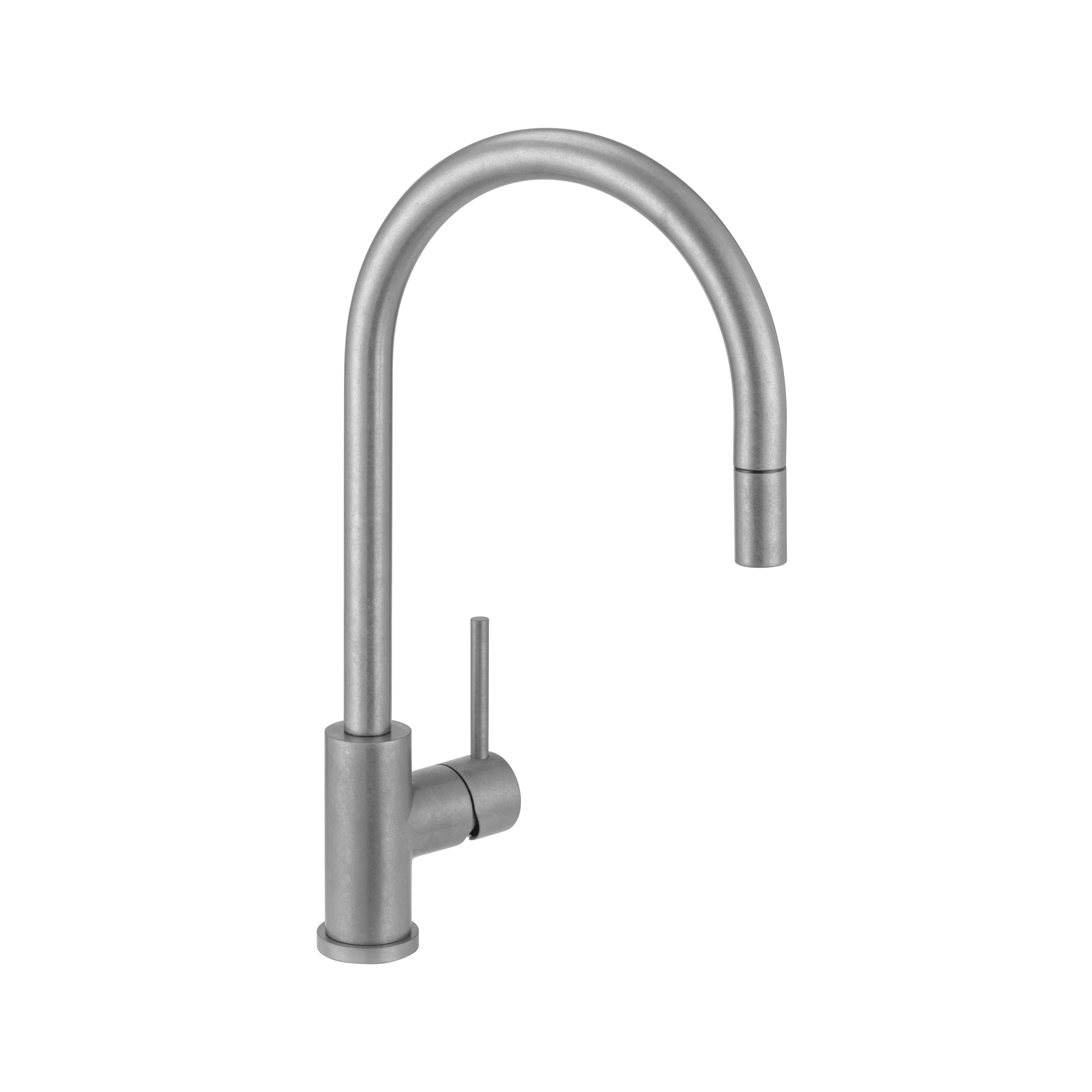 Elysian Commercial Pull-Out Kitchen Mixer - Antique Steel