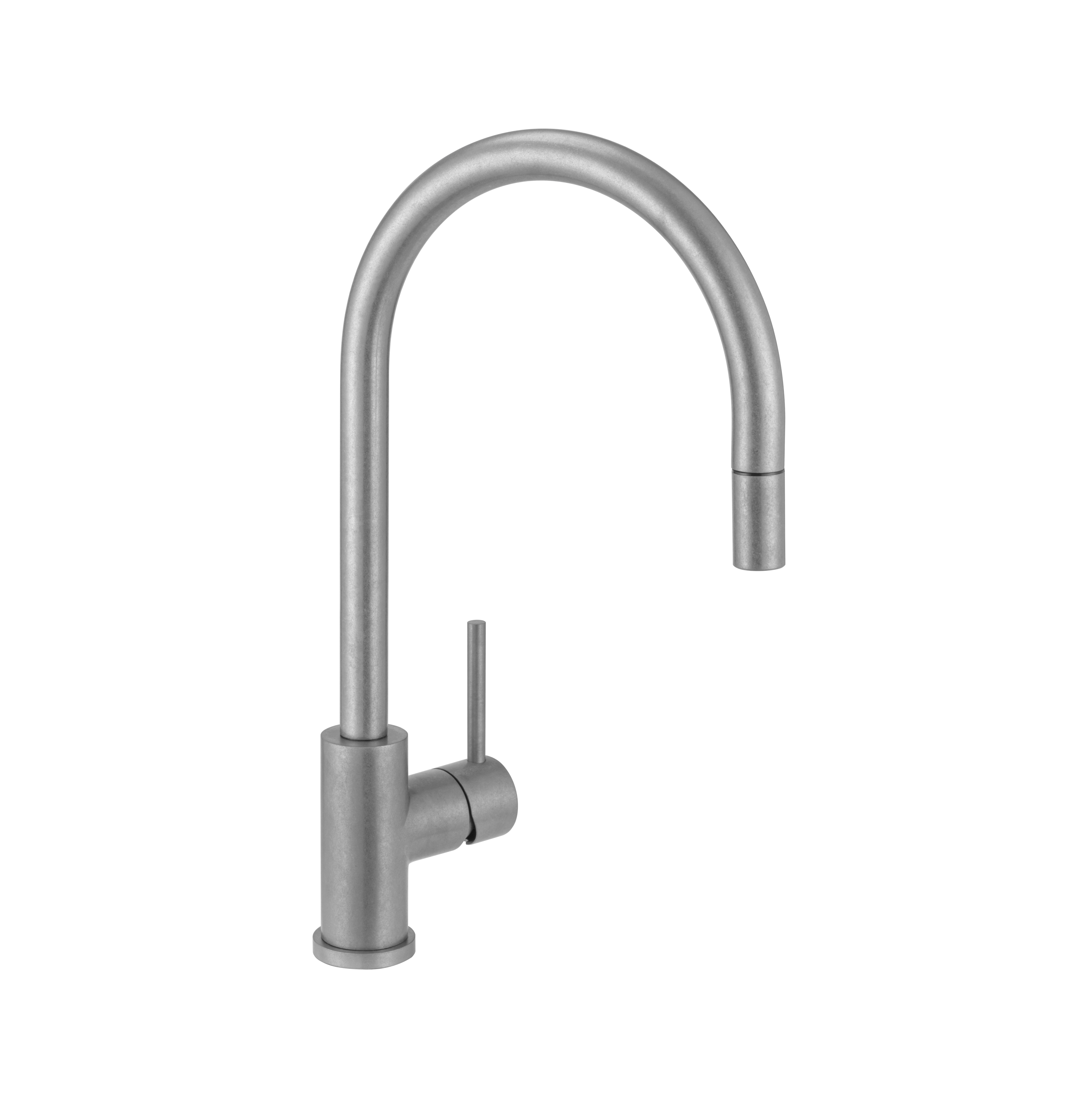 17640-Elysian-Commercial-Pull-Out-Kitchen-Mixer Side Antique-Steel