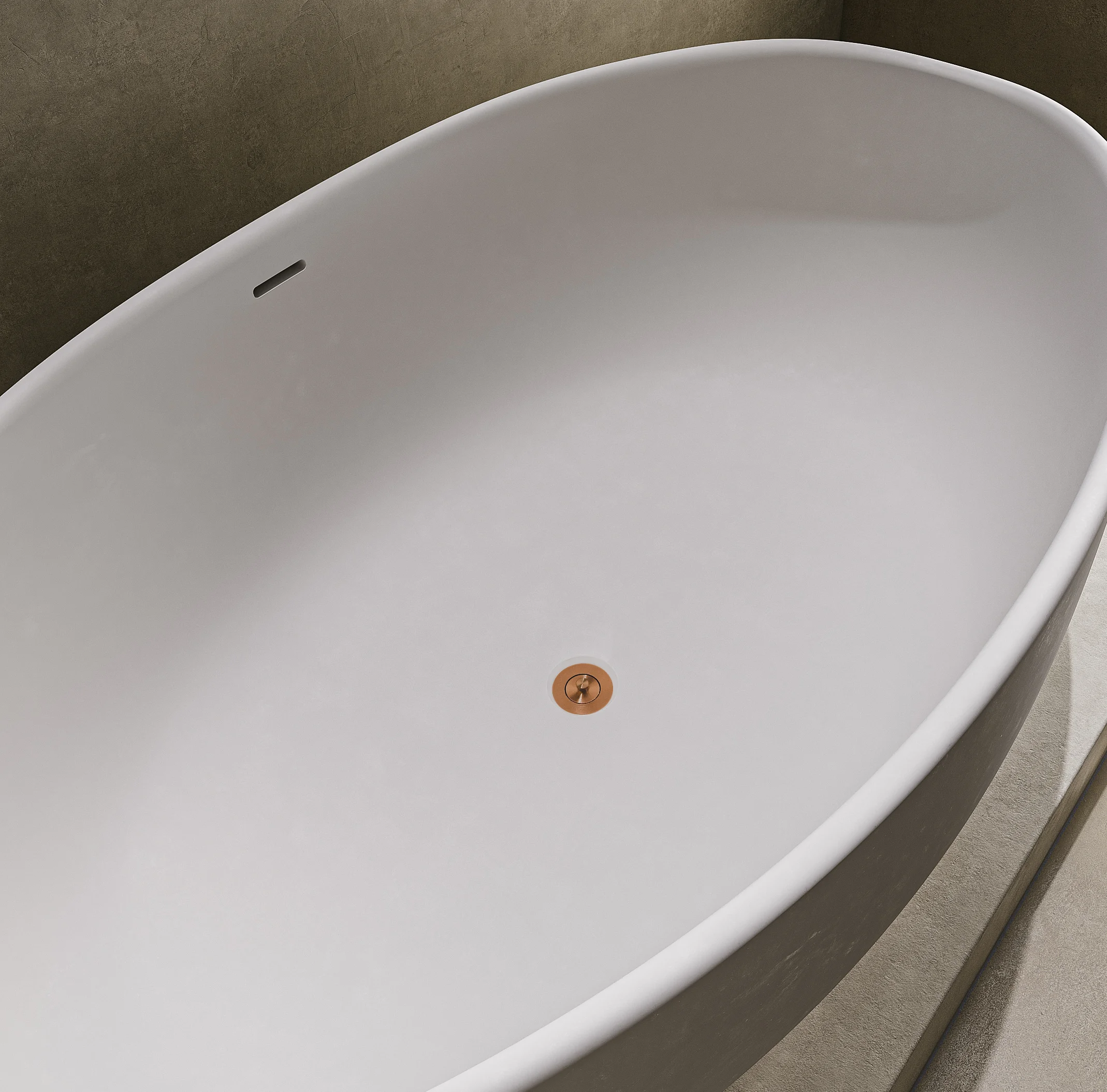Melia%20Concrete%20Bath White%20Bath%20Waste Insetting Close%20Up BC