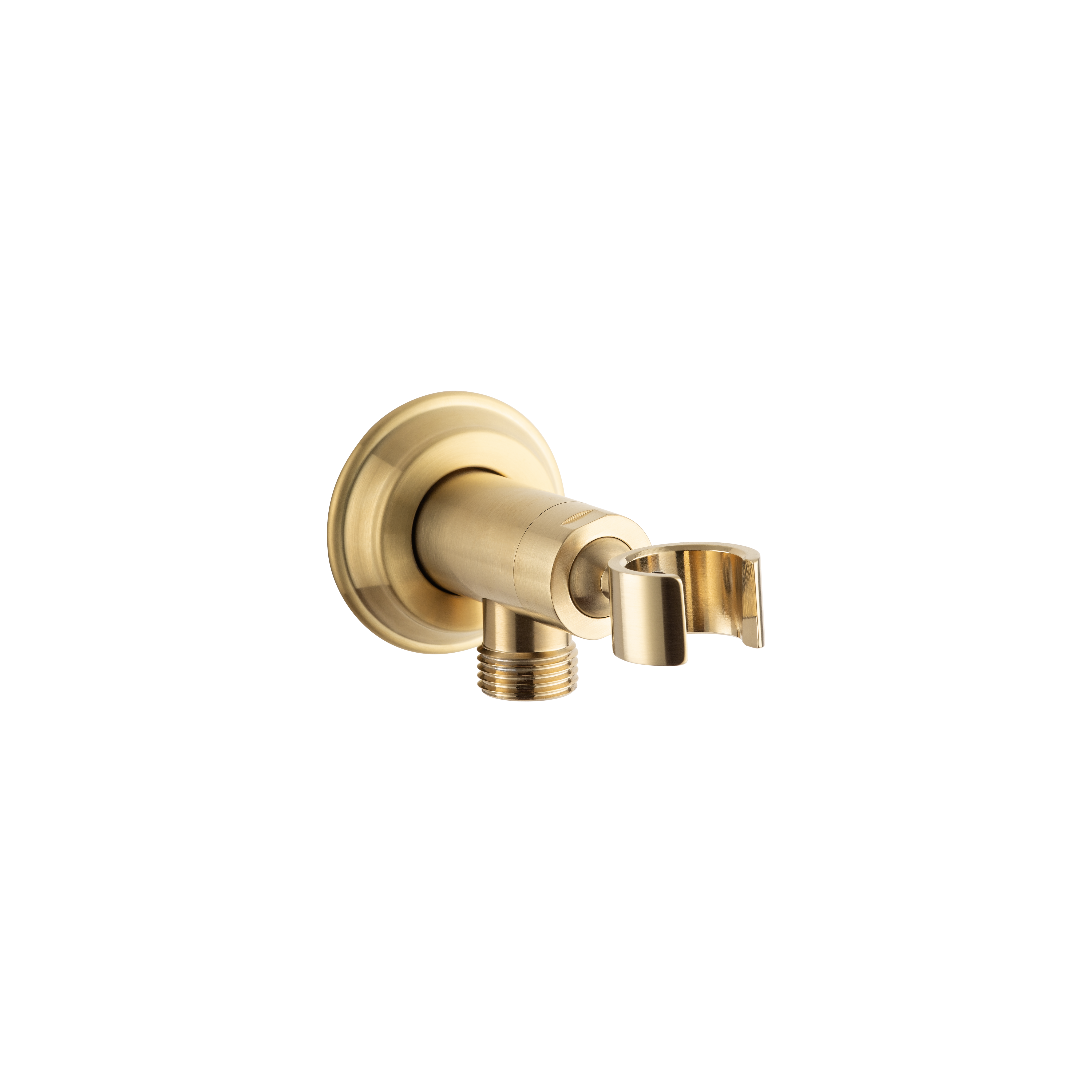 Kingsley Hand Shower Holder & BP - Brushed Brass