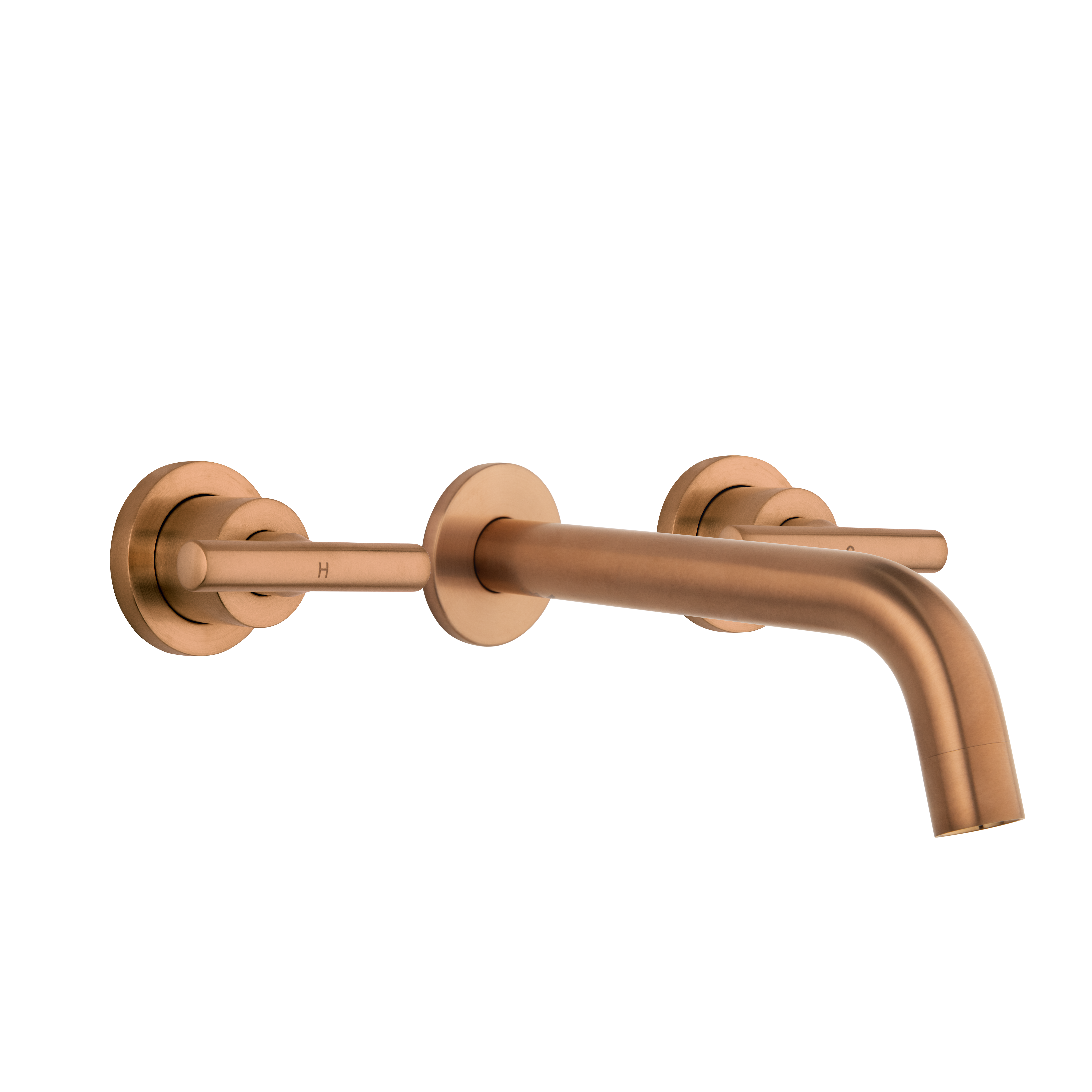 Barre Assembly Taps & Spout Set - Brushed Copper