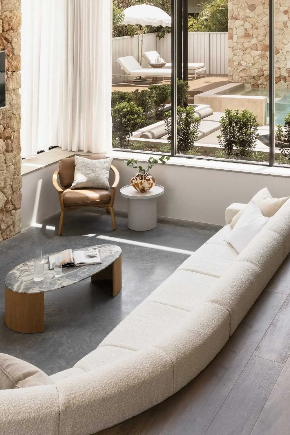 Open Plan Living Sunken Level Change