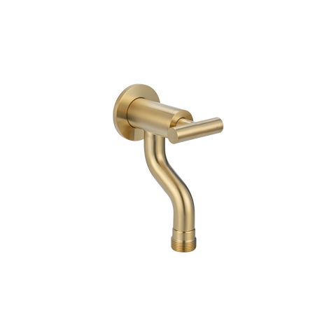Sola Garden Hose Tap - Brushed Brass