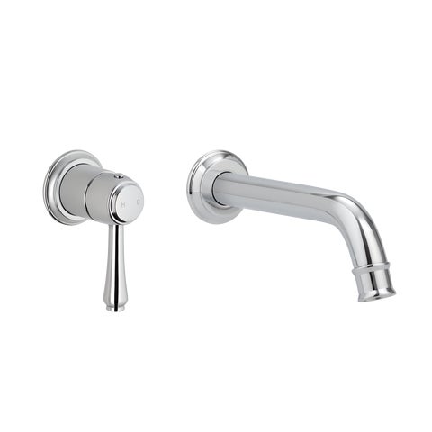 Kingsley Minimal Mixer & Spout Set - Chrome