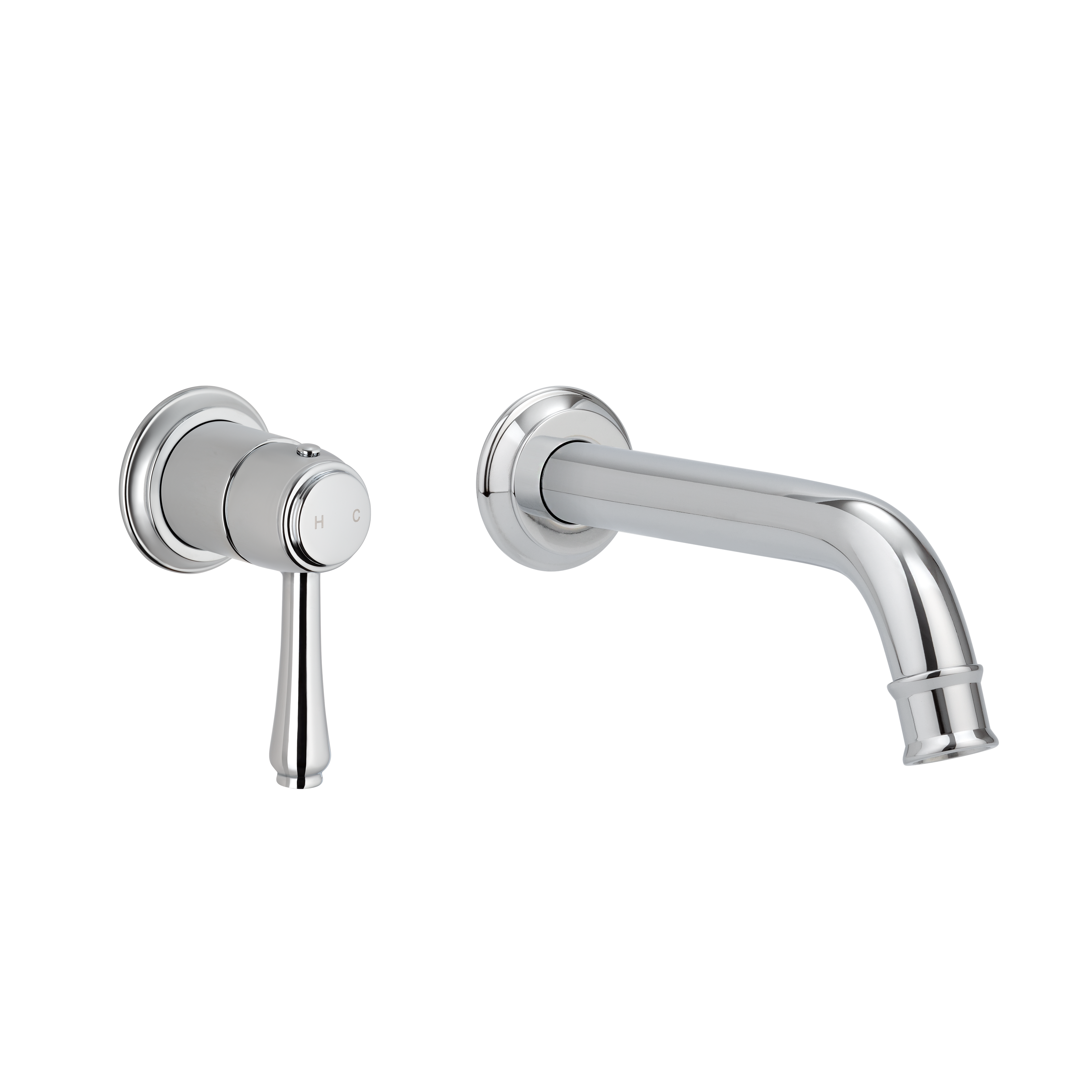 kingsley minimal mixer and spout Chrome