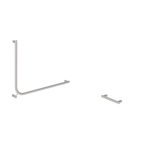 Aliro Accessible 90° Grab Rail Set - Stainless Steel