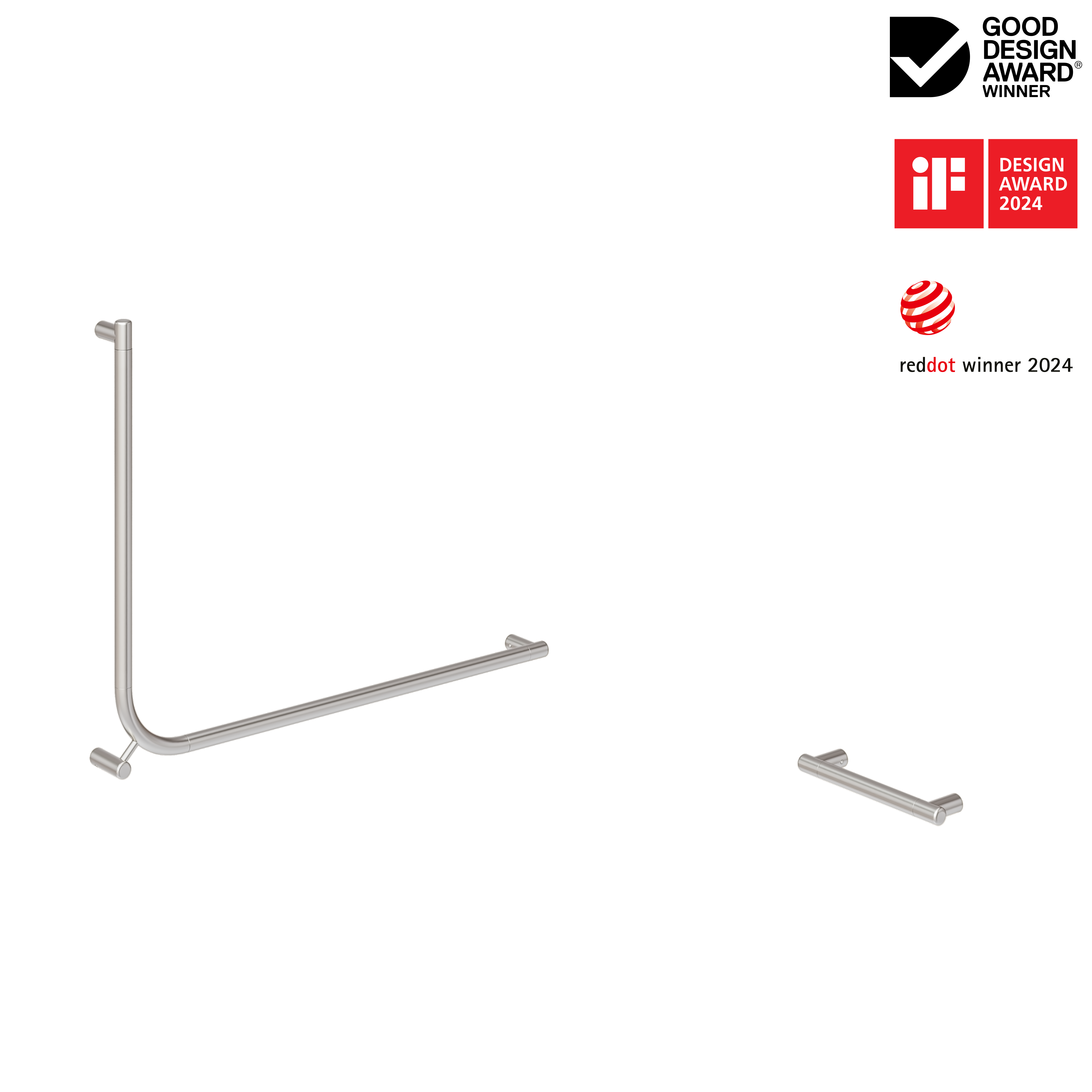 Aliro Accessible 90  Grab Rail Set SS