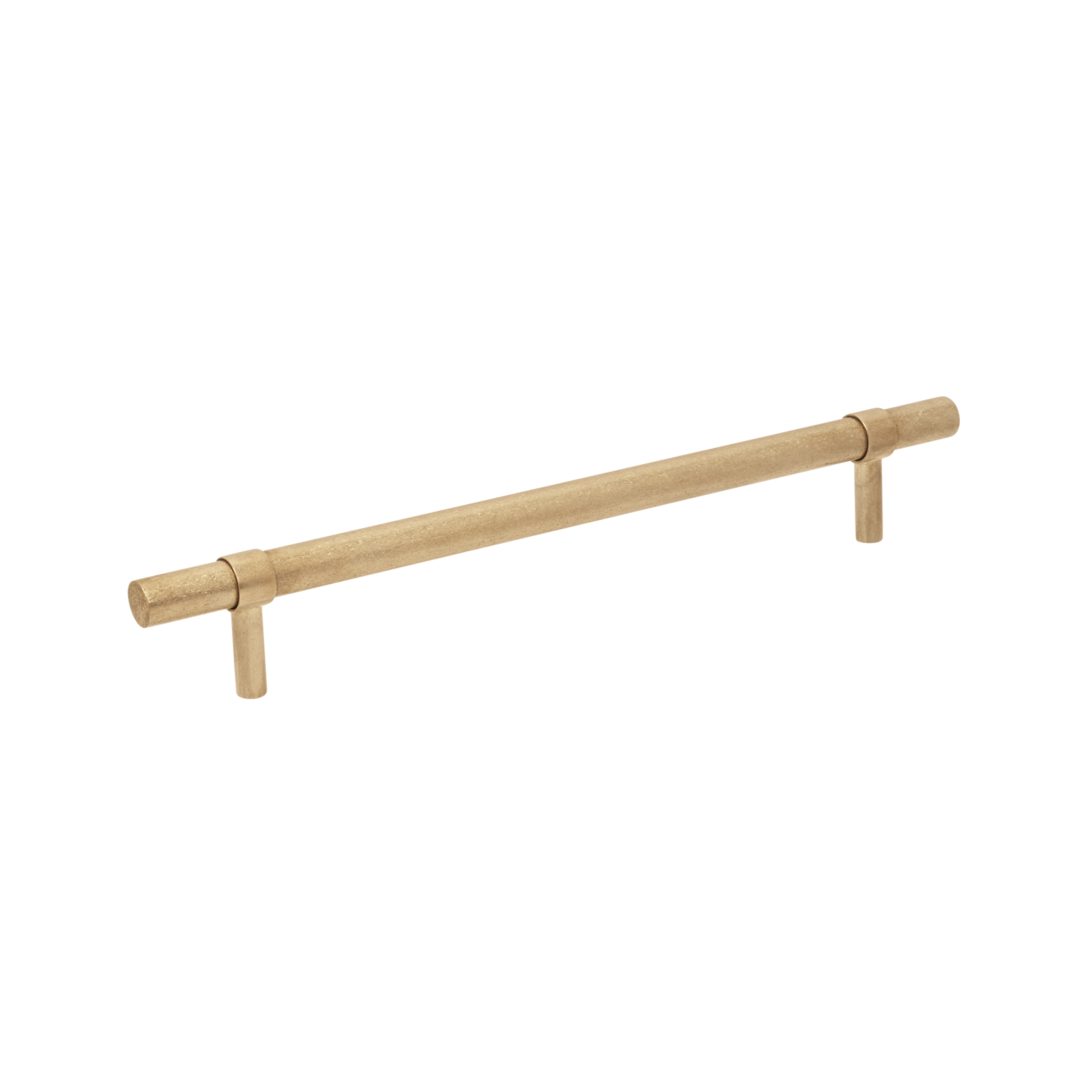 Modi Adjustable Cabinetry Pull 250mm - Tumbled Aged Brass