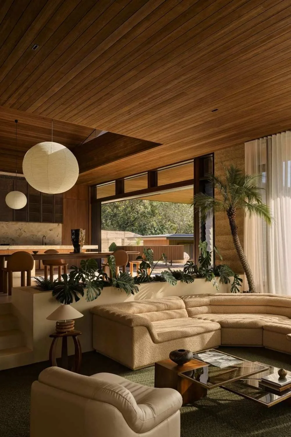 Open Plan Living Plant Divider