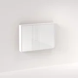 Myra 2 Door Mirror Cabinet 1164mm - Matte White 2PAC - Feature
