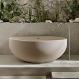 Melia Concrete Bath Sola Bath Filler Insetting FullShot Indoor AlmondBath SS