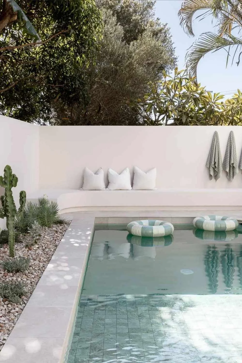 Home Gym Pool Outdoor Area Tiled Wellness