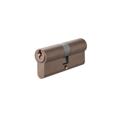 Euro Cylinder Double (Key/Key) 70mm - Antique Bronze