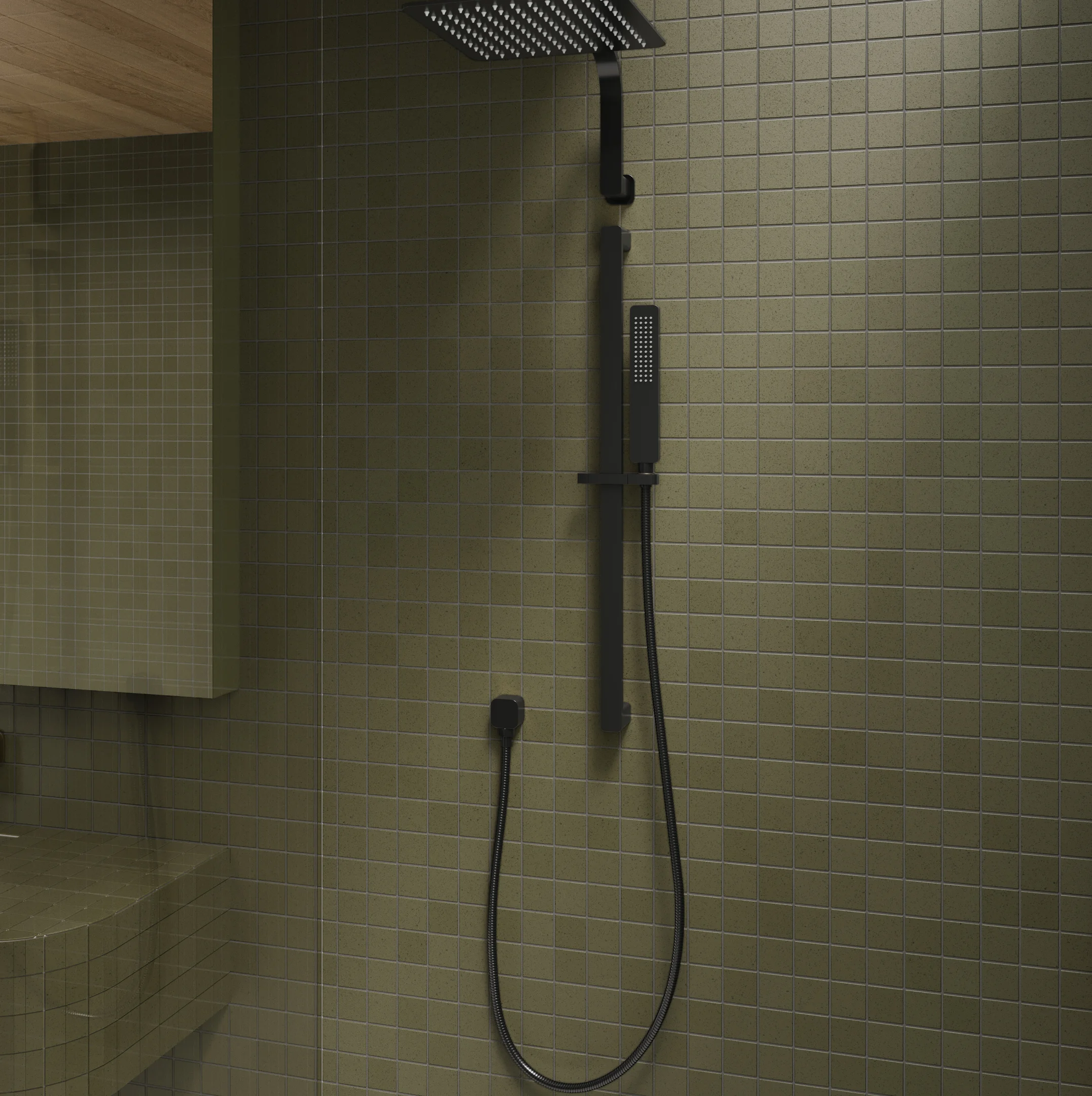 Shower Close Up NESSO Shower Set MB