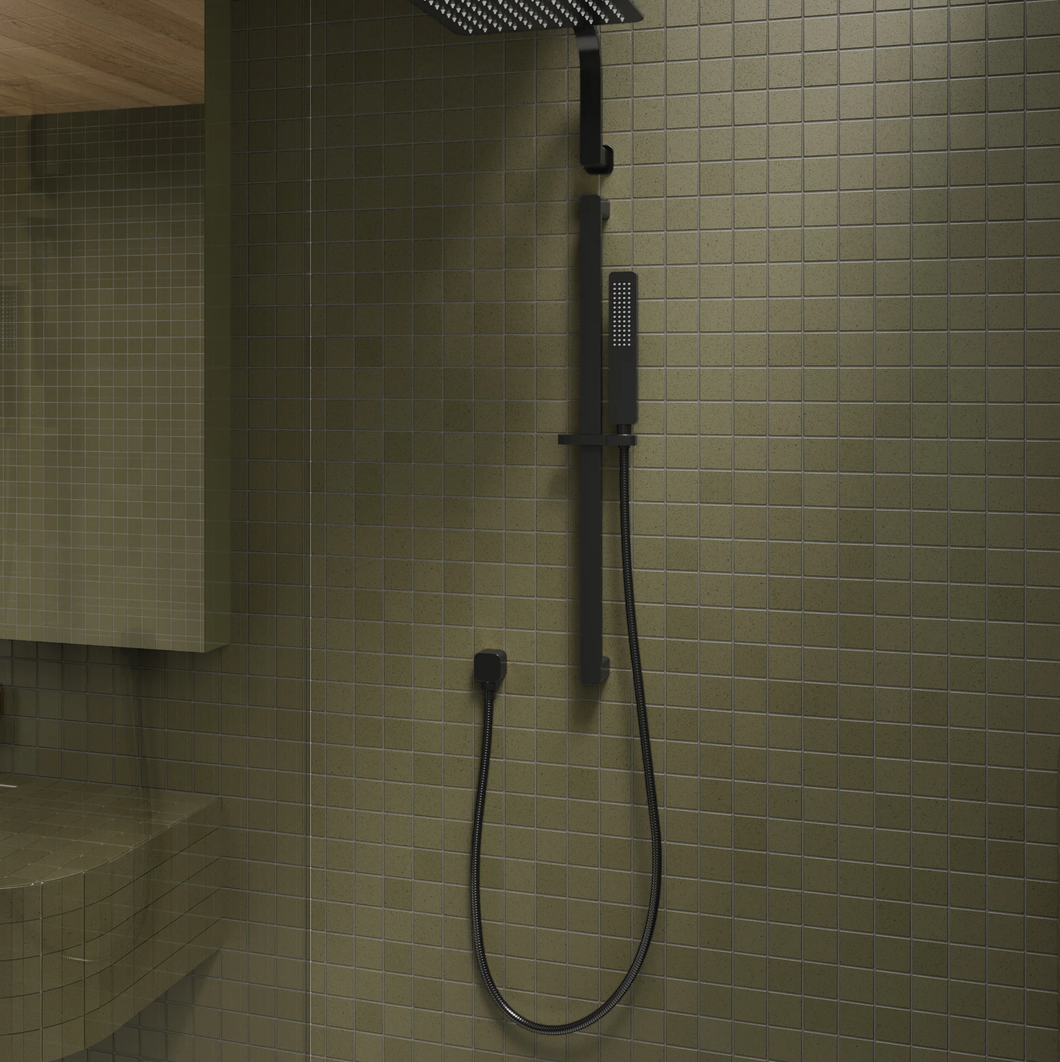 Shower Close Up NESSO Shower Set MB