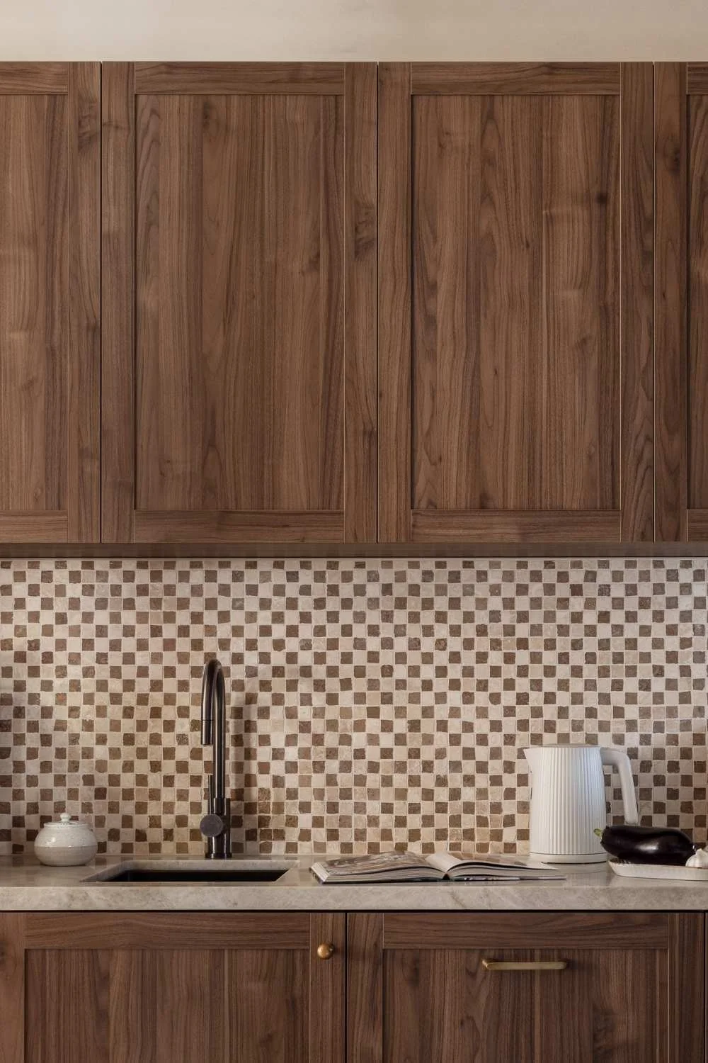 Kitchen Splashback Ideas Checkerboard