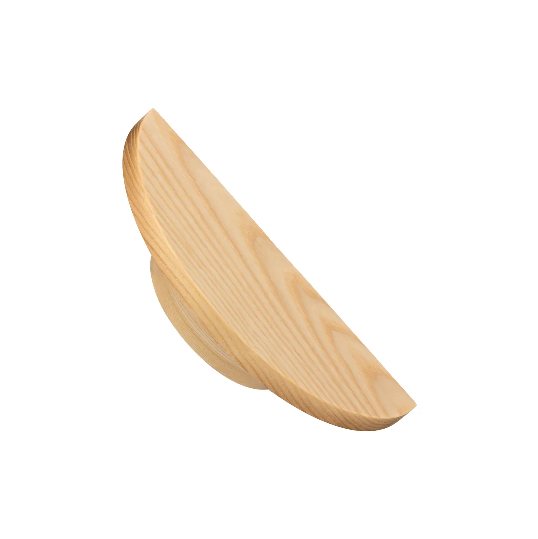 Hegman Half Moon Pull 200mm - Ash - Feature