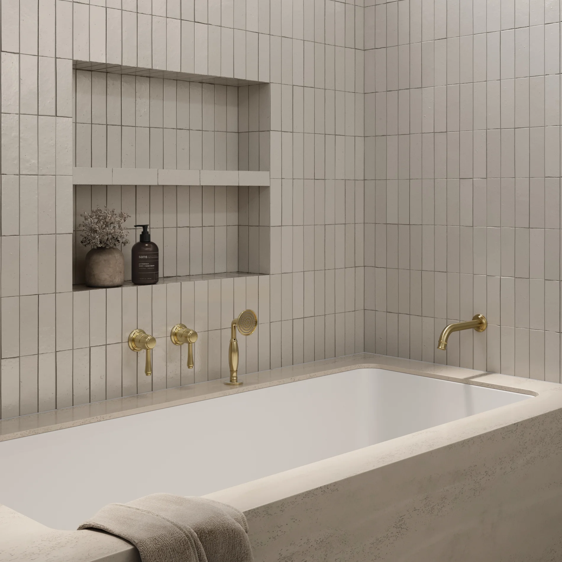 Deck Mounted Hand Showers - Kingsley BB