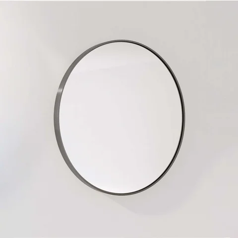Vexi Handmade Mirror 600mm - Brushed Gunmetal
