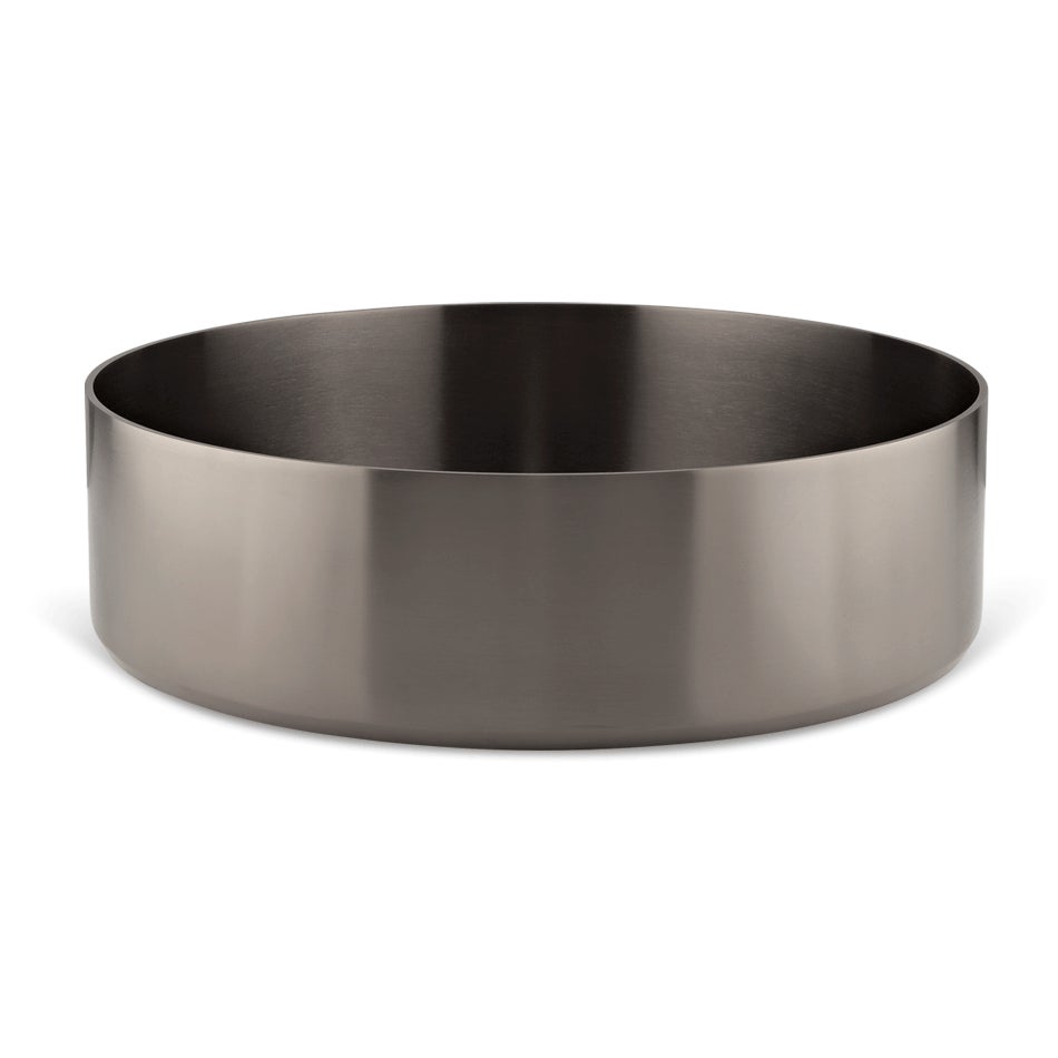 Harlow Round Basin Sink - Brushed Gunmetal