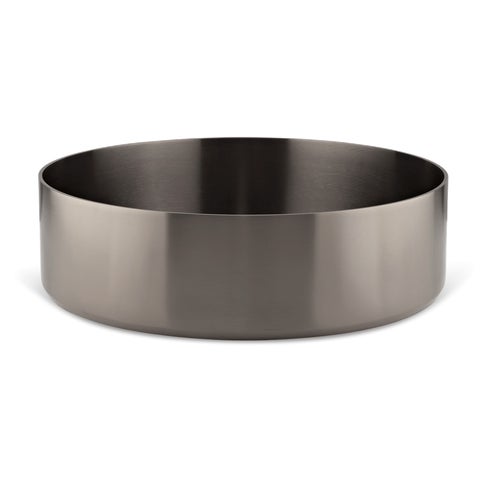 Harlow Round Basin Sink - Brushed Gunmetal
