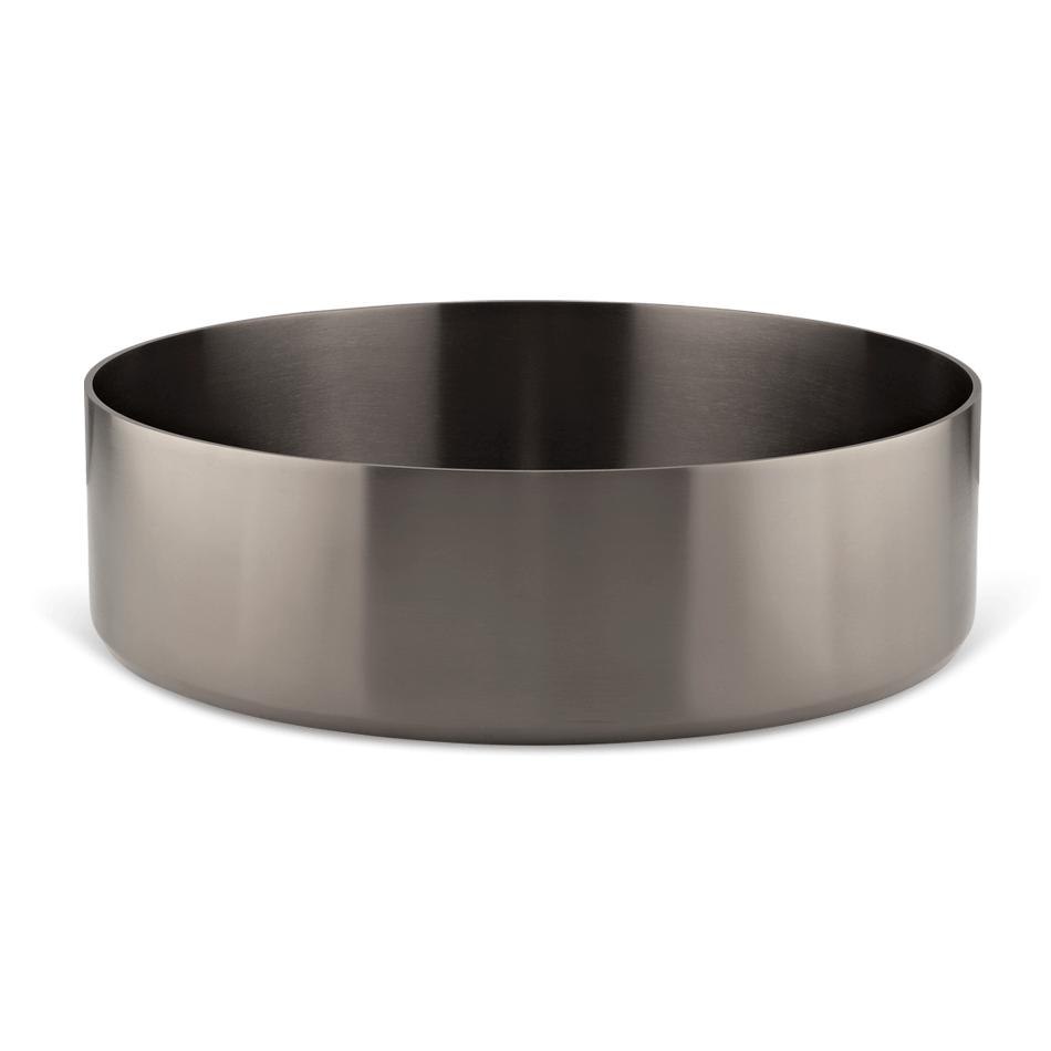 Harlow Round Basin Sink - Brushed Gunmetal - Feature
