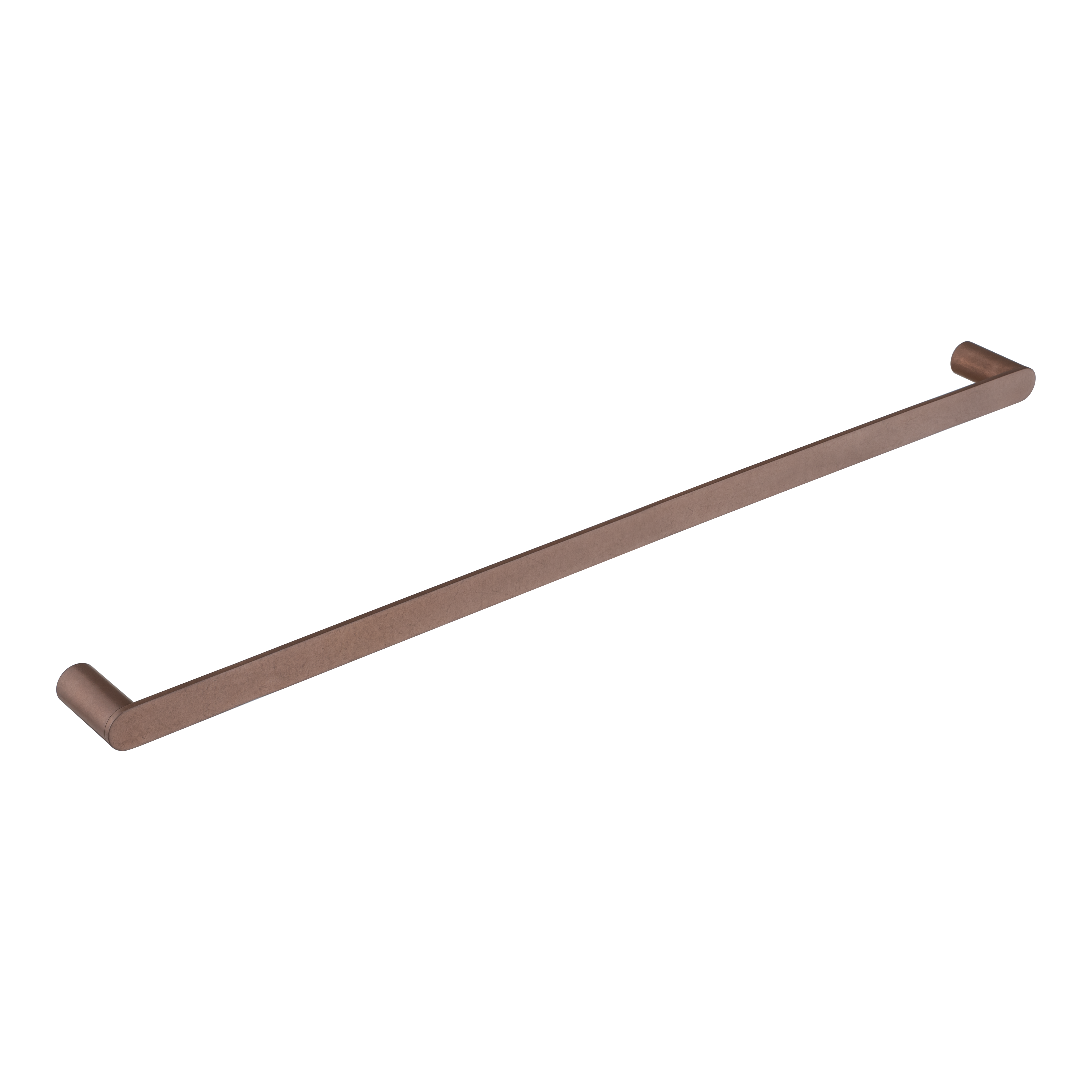 Milani Single Towel Rail 800mm - Antique Bronze