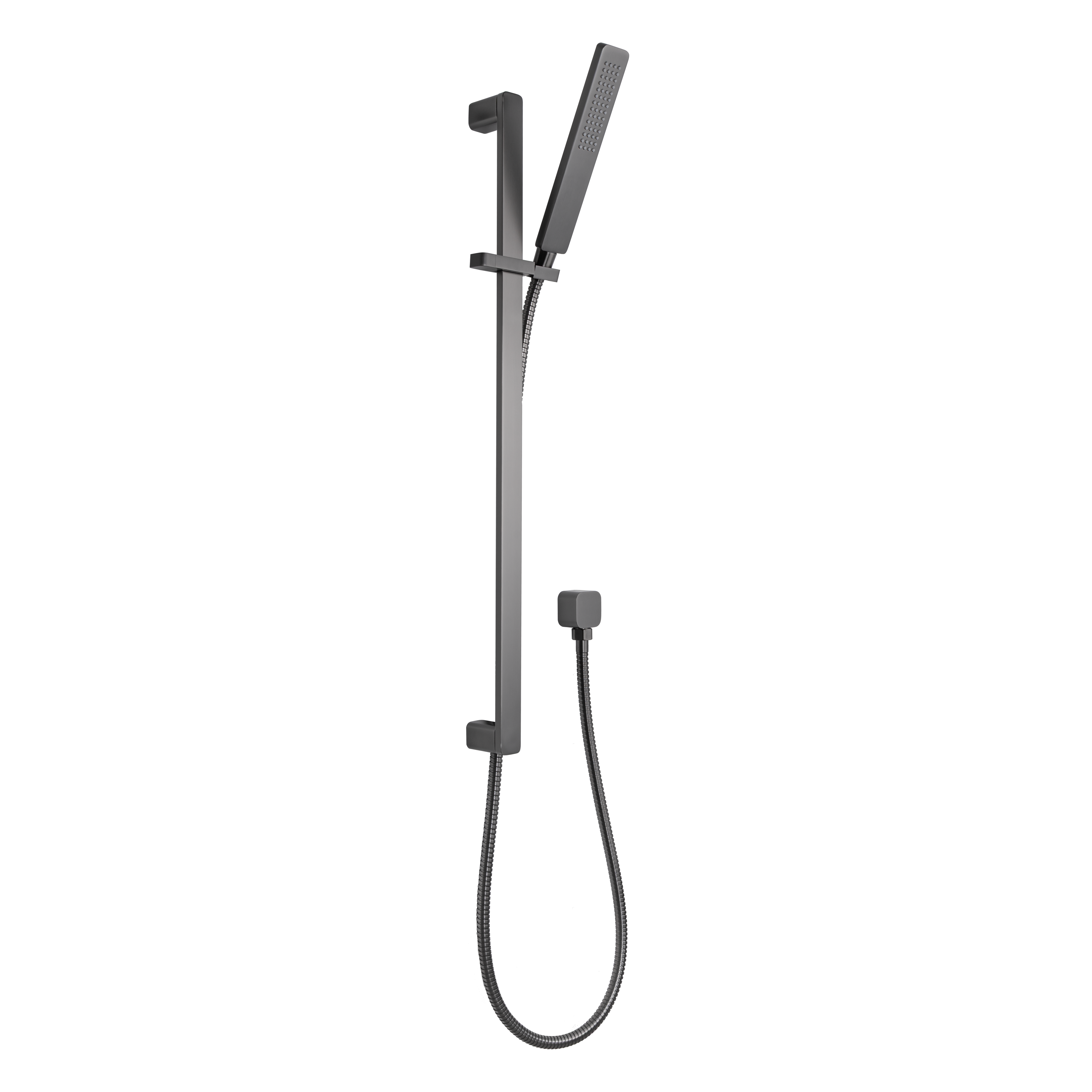 20603-Nesso-Hand-Shower-Rail-Set Side Brushed-Gunmetal