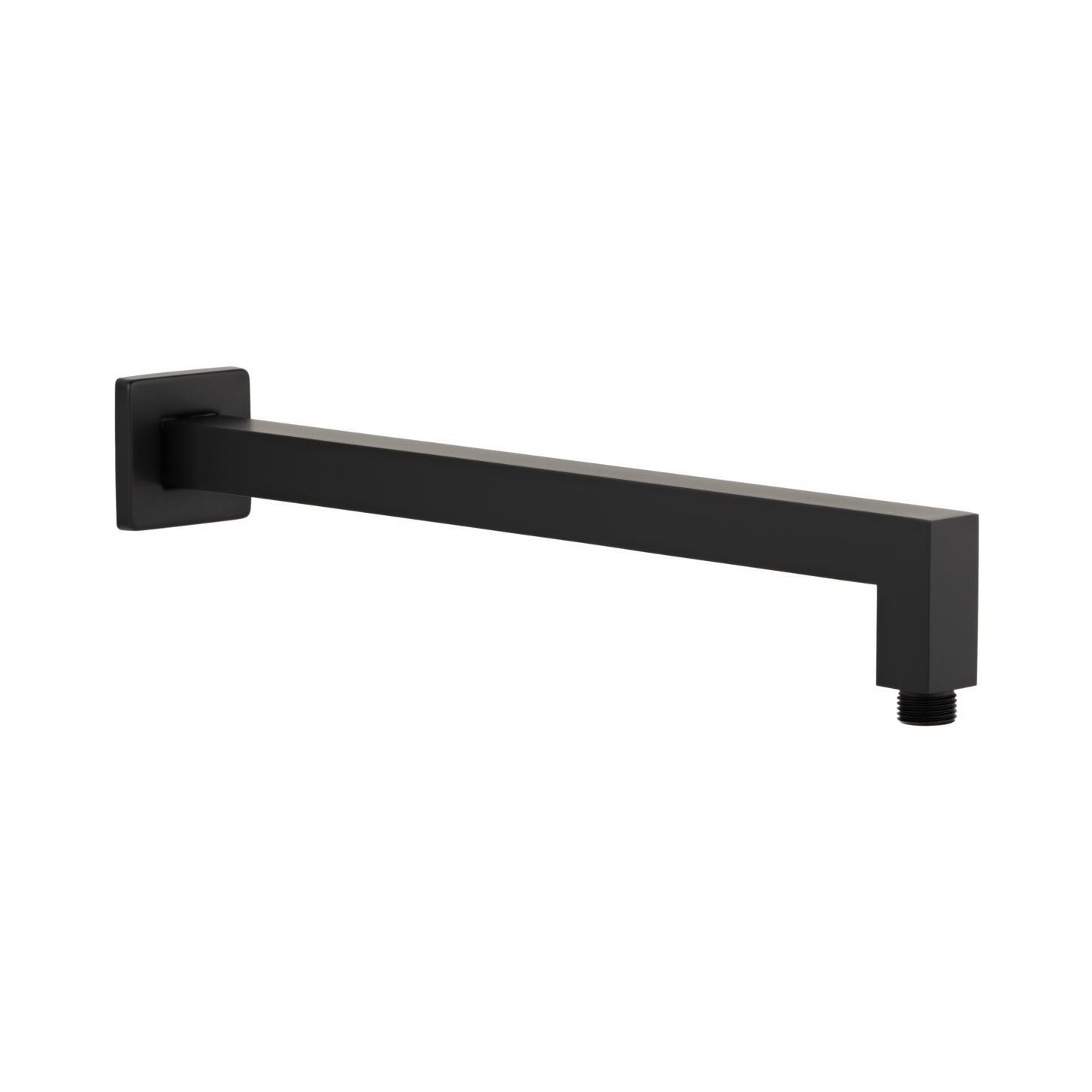 Eli Shower Arm Square 400mm - Matte Black
