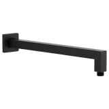D Eli Shower Arm Square 400mm - Matte Black - Feature