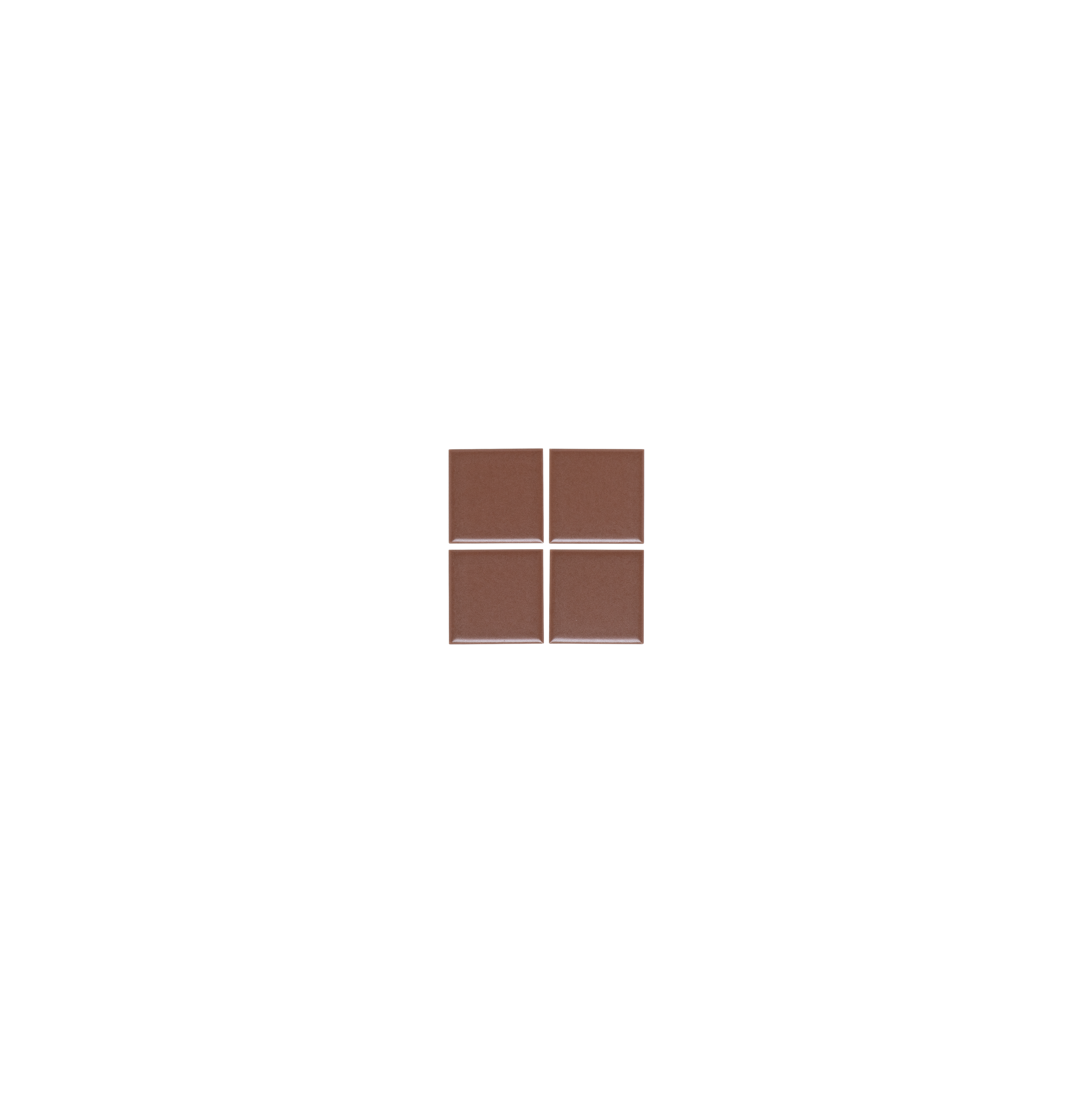 Atami Small Square Mosaic Tile 306x306 Chocolate SAMPLE
