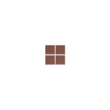 Atami Small Square Mosaic Tile 306x306 Chocolate SAMPLE
